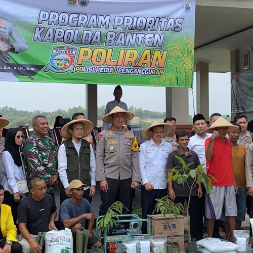 Lewat Program Poliran, Polda Banten Ingin Cetak Petani Milenial