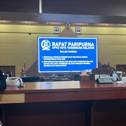 DPRD Tangsel Tetapkan 12 Raperda di Propemperda 2025, Alokasi Anggaran dan Prompemperda 2024 Apa Kabar?