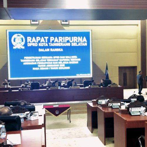 Disetujui Bersama! APBD Kota Tangsel 2025 Sebesar Rp4,8 Triliun Lebih