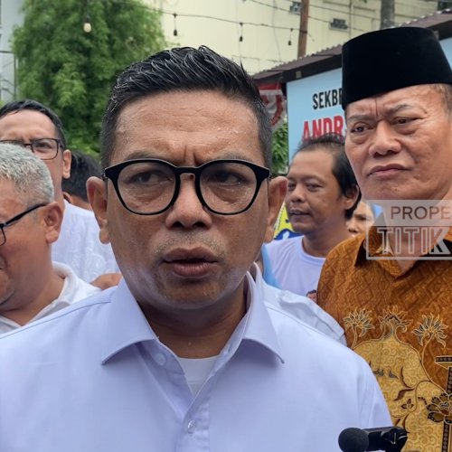 Kunjungi Sekber Pemenangan Usai Menang Versi Hitung Cepat, Andra Soni: Peran Relawan Luar Biasa