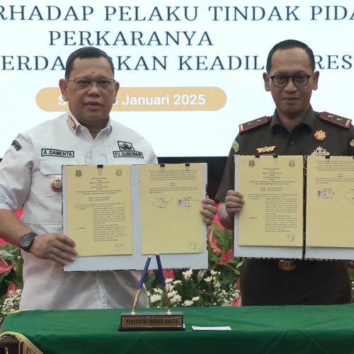 Kejati Banten Selesaikan 28 Kasus Lewat Restorative Justice selama 2024