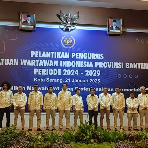 Pelantikan Pengurus PWI Provinsi Banten: Fokus pada Konsolidasi dan Peningkatan Kompetensi Wartawan