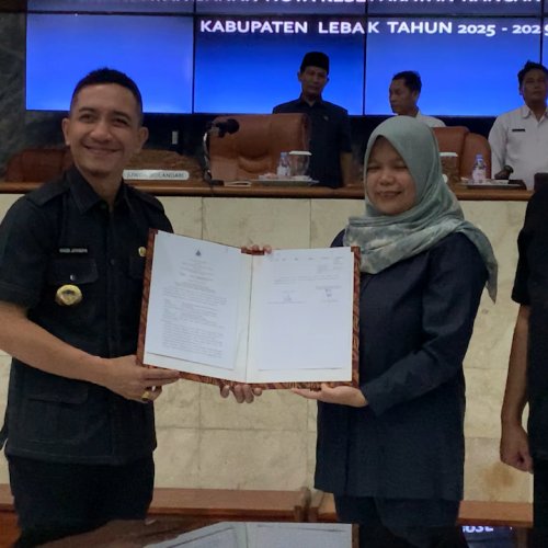 Teken Nota kesepahaman RPJMD 2025-2029, DPRD Lebak Beri Catatan