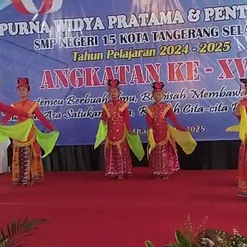 SMP Negeri 15 Tangsel Gelar Pentas Seni Sekaligus Perpisahan Siswa