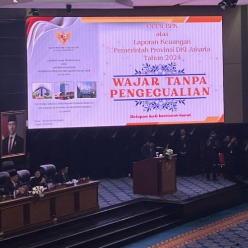 Pemprov DKI Jakarta Diganjar WTP ke-8 oleh BPK