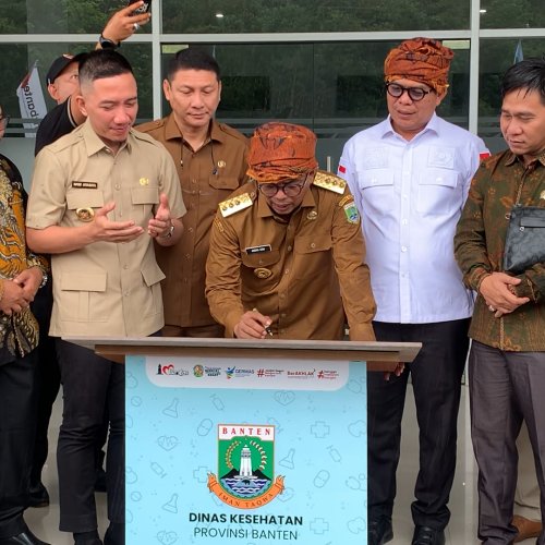 Akhirnya RSUD Cilograng Diresmikan, Andra ‘Colek’ WH-Andika